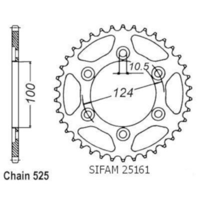 Rozeta pro Ducati 25161CZ39